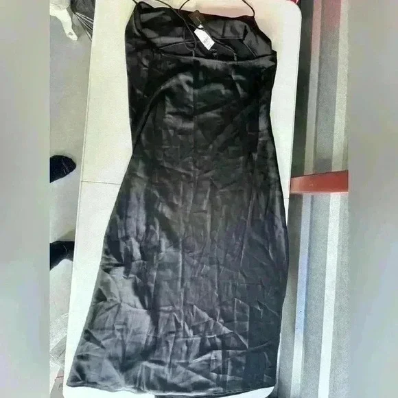 Banana republic little black maxi dress NWT